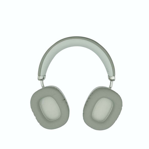 white headphones on a white background