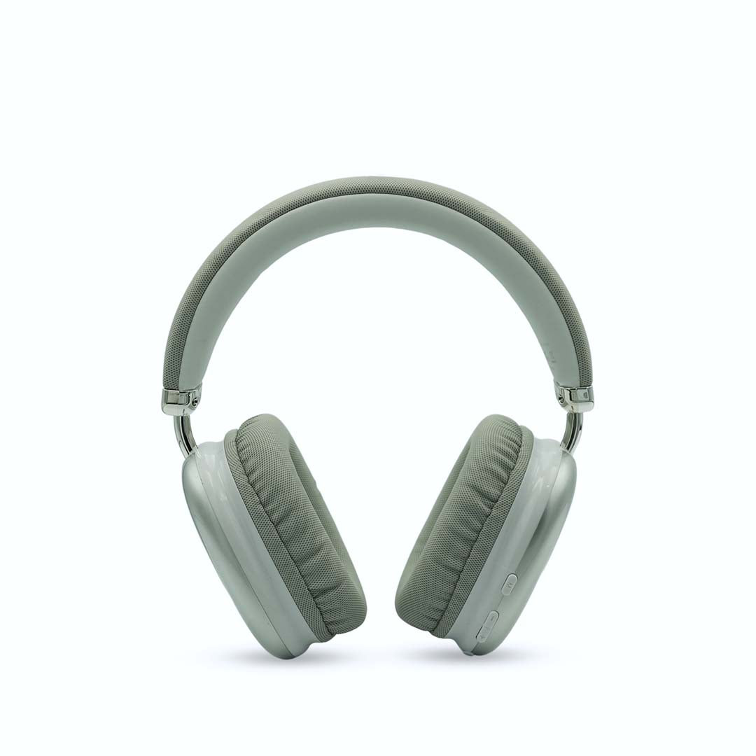 white headphones on a white background