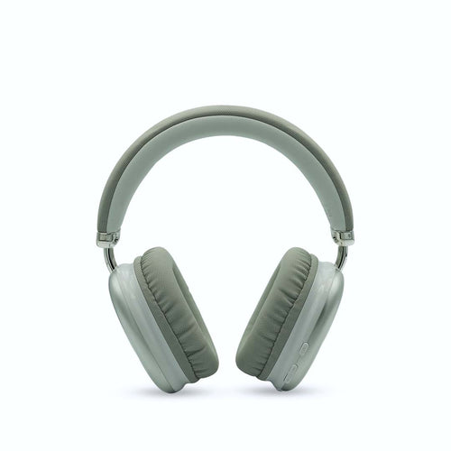 white headphones on a white background
