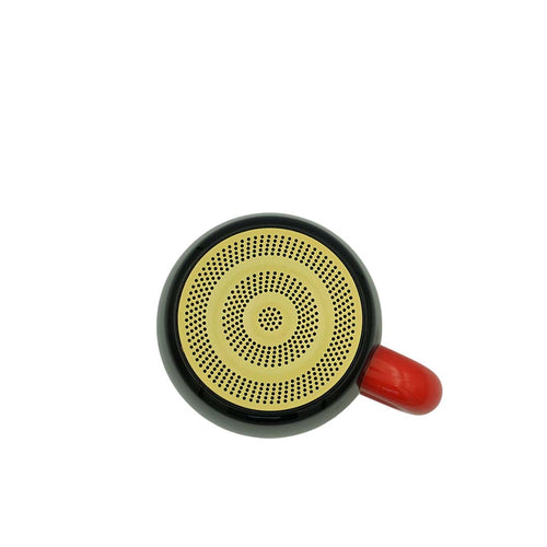 Black mugshaped bluetooth speaker